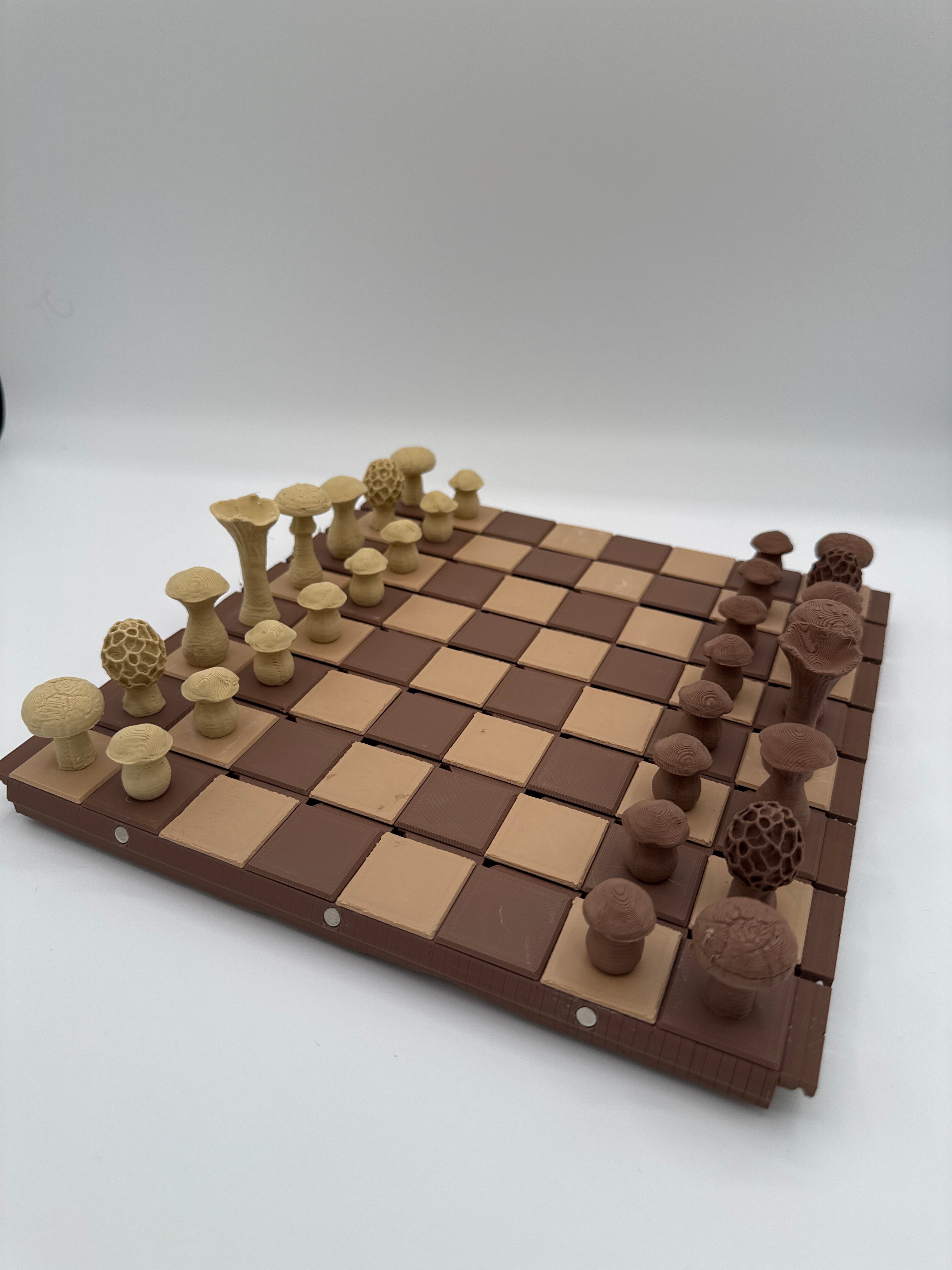 🌲 Forest Chess Set – Mushroom Kingdom Edition 🍄