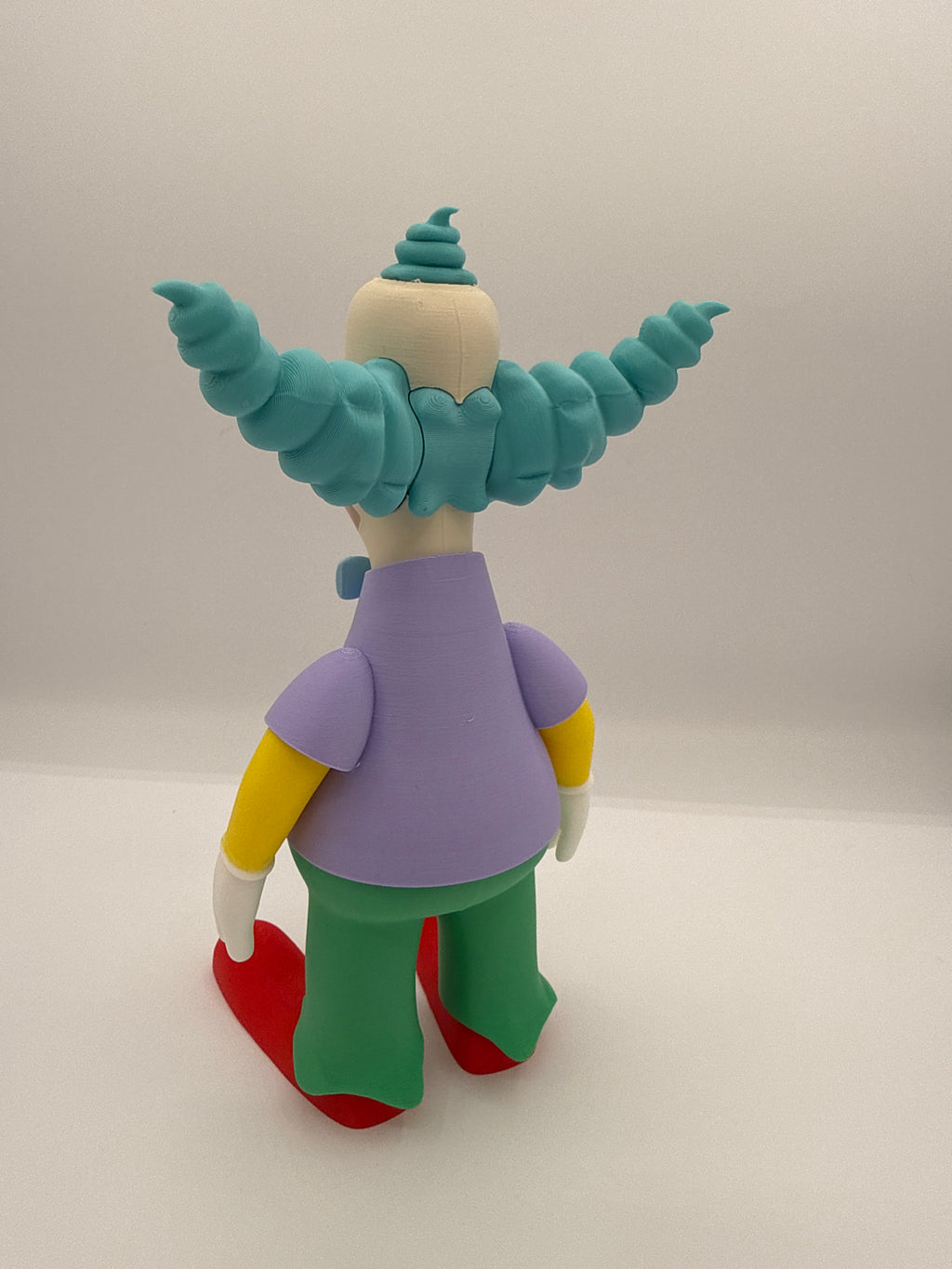 Krusty the Clown Collectible Figure – 3D Printed PLA Display Toy